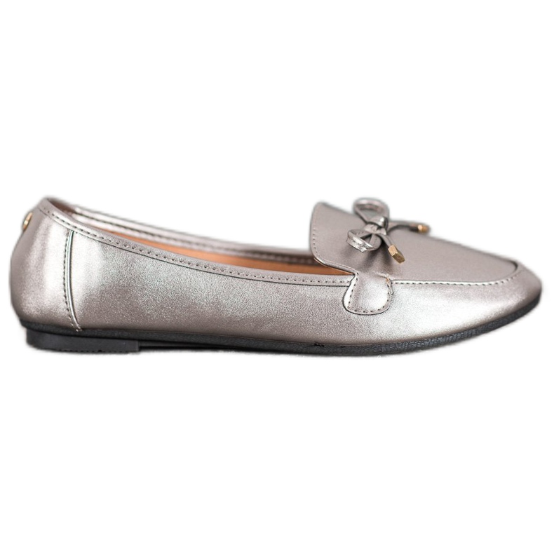 Clowse Elegant Silver Ballerinas grey