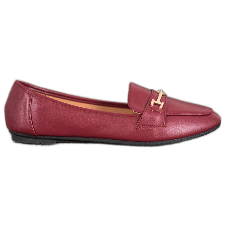 Clowse Stylish Eco Leather Footwear red