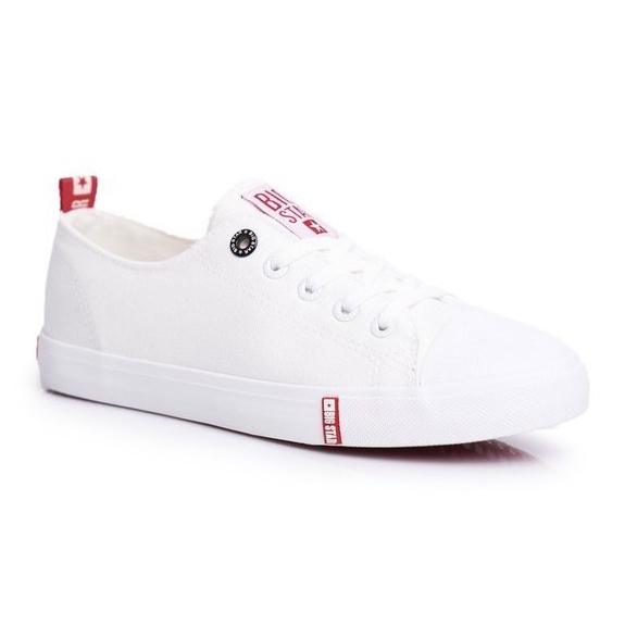 White women's shoes sneakers Big Star FF274087