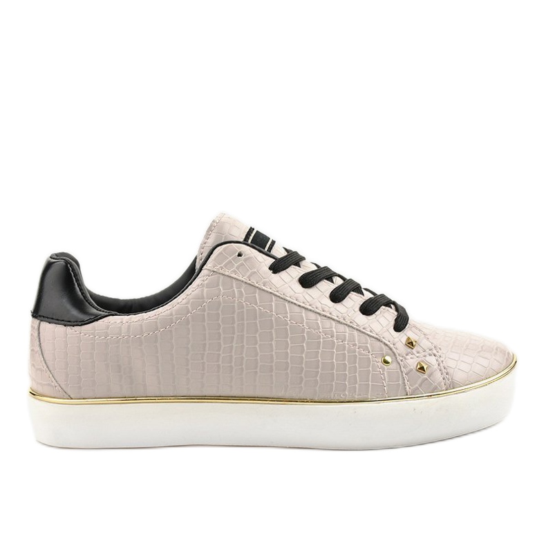 Pink stylish women's sneakers 6173-Y