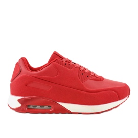 Red sports shoes B390-9