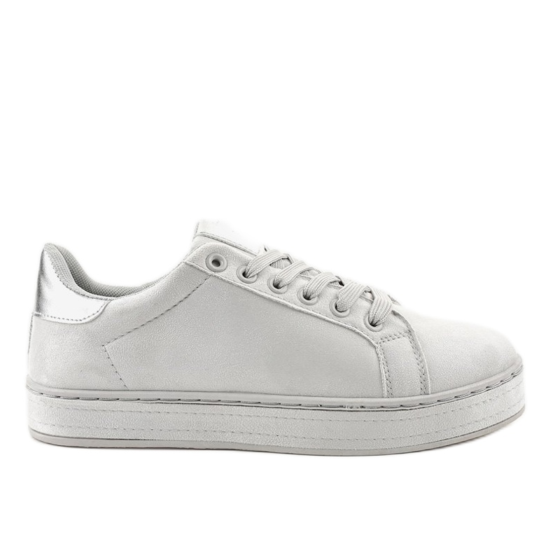 Gray classic women's sneakers R-307 grey