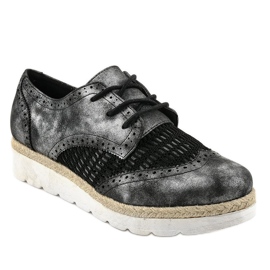 Black wedge shoes S17