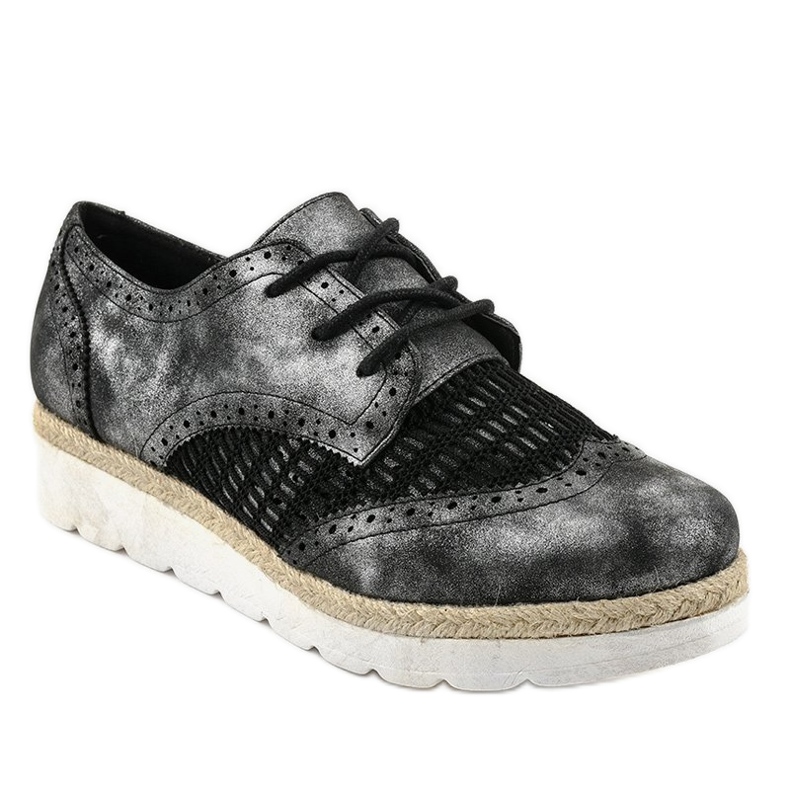 Black wedge shoes S17