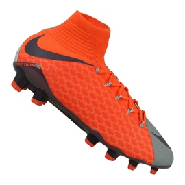 Nike Wmns Hypervenom Phatal 3 Df Fg W 881546-058 shoes multicolored orange