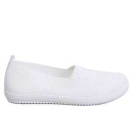 NB338P White mesh sneakers