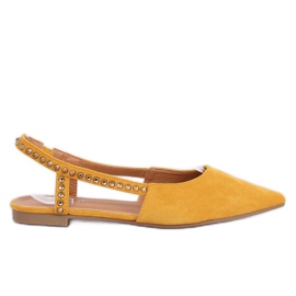 Ballerinas with open heel honey YJ335 Yellow Ballerinas with open heel honey YJ335 Yellow