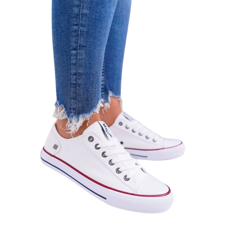 Women's Sneakers Big Star Rubber Toe White DD274336