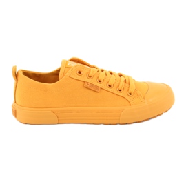 Yellow Big Star FF274A086 tied sneakers