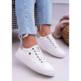 White Women's shoes sneakers Big Star BB274033 White Women's shoes sneakers Big Star BB274033