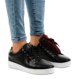 Classic black sneakers 68-41