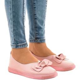 Pink slip-on sneakers 8895-32
