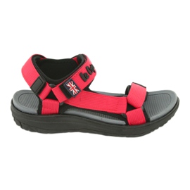 Sandals with a foam insert Lee Cooper 19S-TS-043 black red