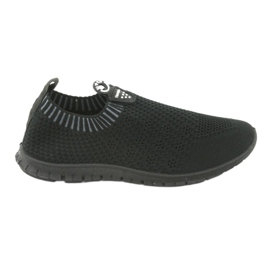 Black Mckey DTN842 slip-on sneakers grey