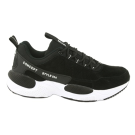 McKey MSP1464 suede sports shoes black