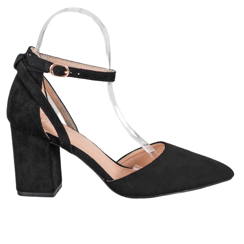 Seastar Stylish Suede Pumps black