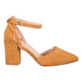 Seastar Stylish Suede Pumps beige