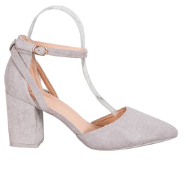 Seastar Stylish Suede Pumps grey