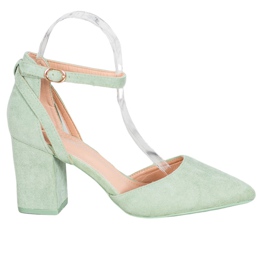 Seastar Stylish Suede Pumps green