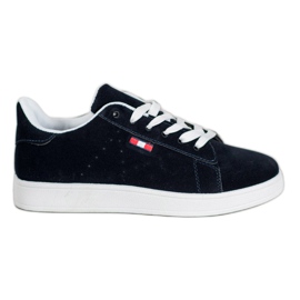SHELOVET Comfortable Eco-Leather Shoes navy blue SHELOVET Comfortable Eco-Leather Shoes navy blue