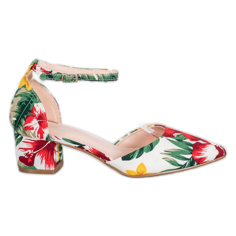 Seastar Comfortable pumps on a pillar multicolored