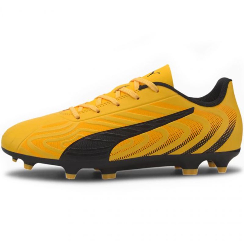 Football boots Puma One 20.4 Fg Ag Jr 105840 01 yellow