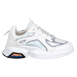 SHELOVET Sports Sneakers On The Platform white multicolored