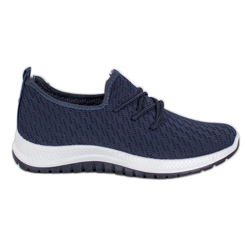SHELOVET Navy blue openwork sports shoes SHELOVET Navy blue openwork sports shoes
