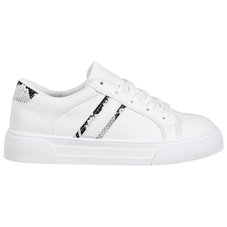 SHELOVET Sport shoes made of eco leather white