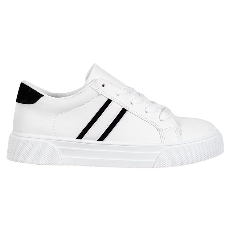 SHELOVET Sport shoes made of eco leather white