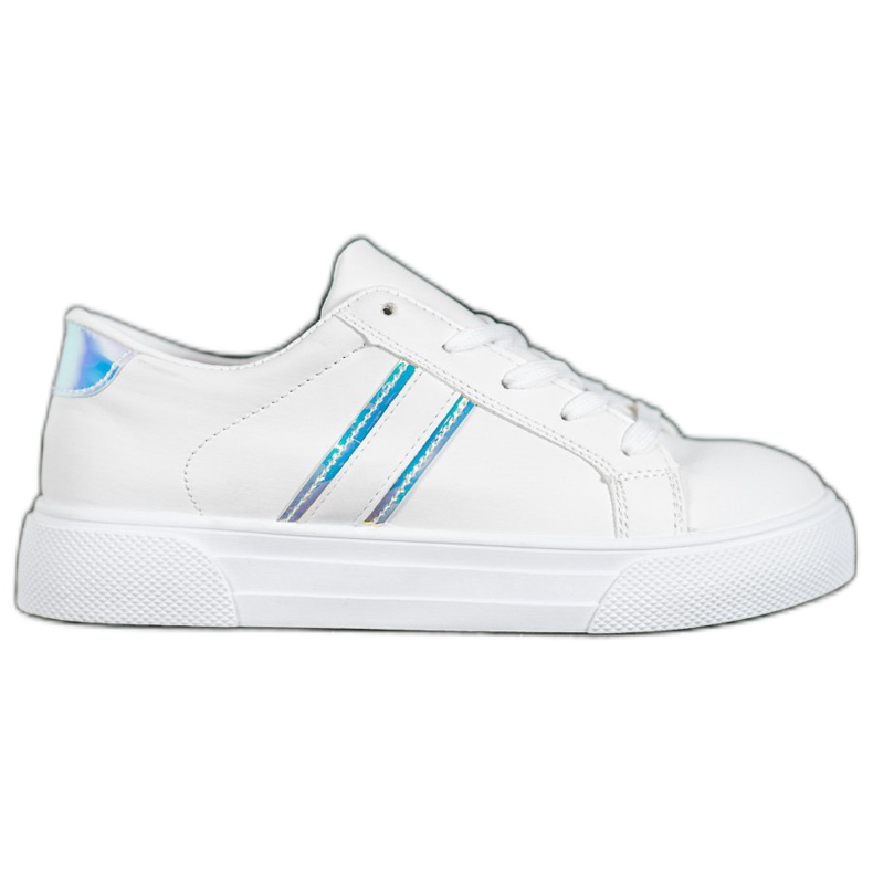 SHELOVET Sport shoes made of eco leather white