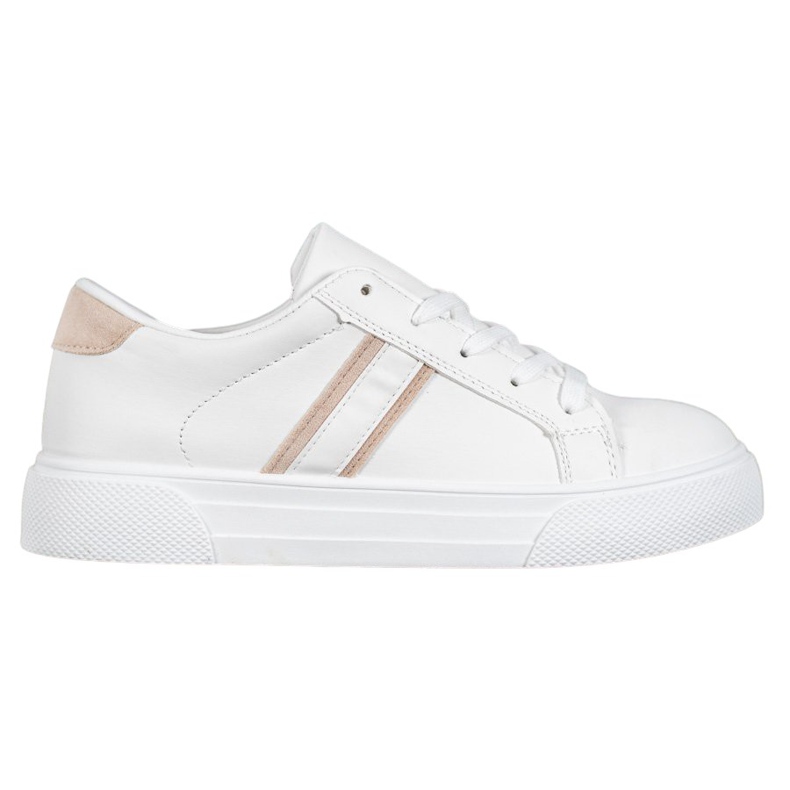 SHELOVET Sport shoes made of eco leather white