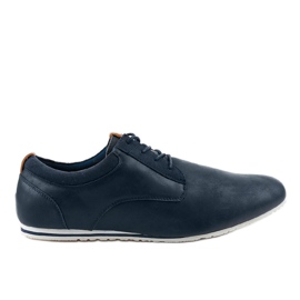 Navy blue men's casual shoes 55383 Navy blue men's casual shoes 55383