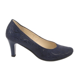 Gregors 689 navy blue women's pumps