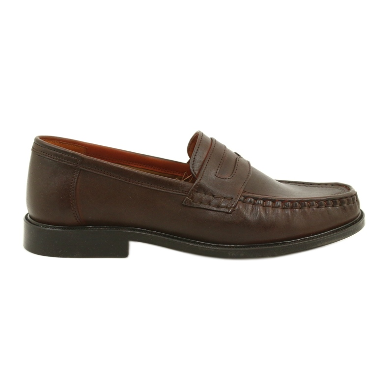 Pilbut Brown Morello leather loafers