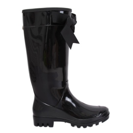 Black women's galoshes 812-10 Black yellow Black women's galoshes 812-10 Black yellow