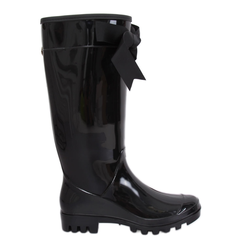 Black women's galoshes 812-10 Black yellow Black women's galoshes 812-10 Black yellow