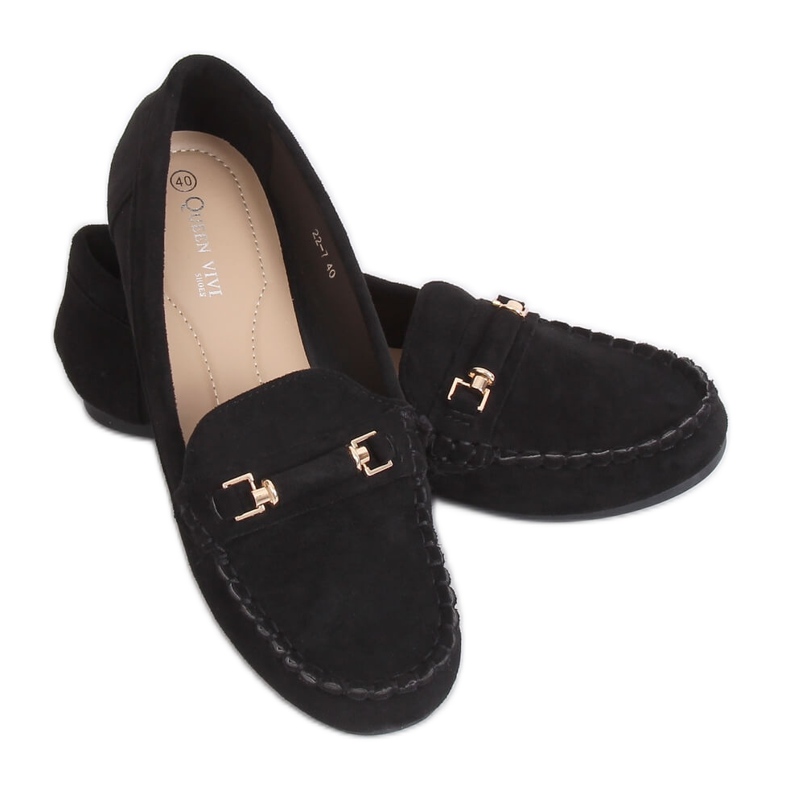 Black women's loafers 22-7 Black Black women's loafers 22-7 Black