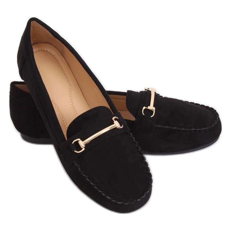 Black women's loafers 99-01A Black Black women's loafers 99-01A Black
