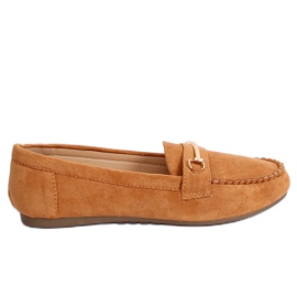 Women's loafers camel 99-01A Camel brown