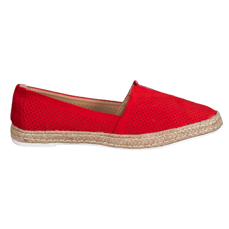 SHELOVET Casual Slipons red