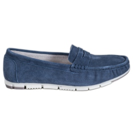 Filippo Navy blue leather loafers Filippo Navy blue leather loafers