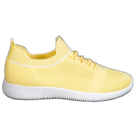 SHELOVET Yellow Sport Shoes SHELOVET Yellow Sport Shoes