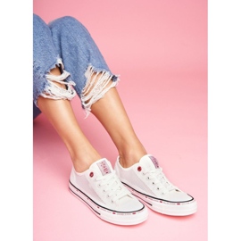 Women's Sneakers Cross Jeans White Mesh FF2R4016C