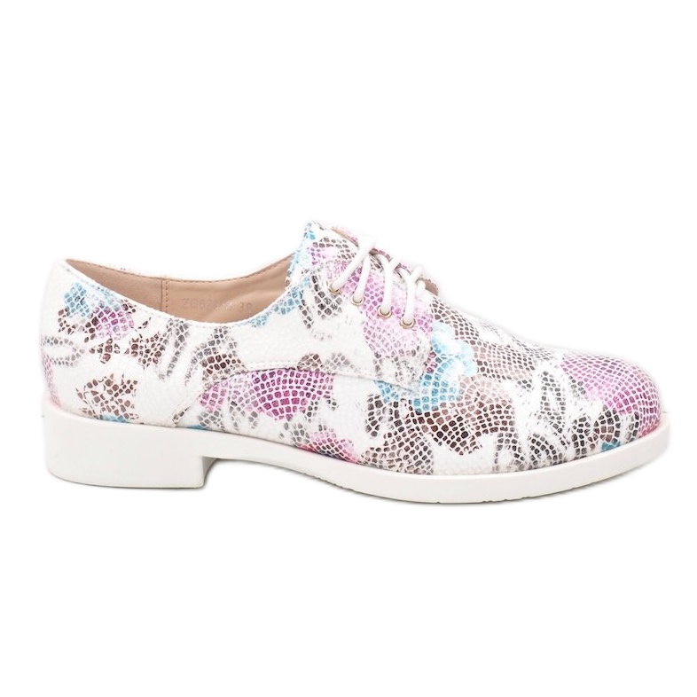 Classic golden floral jazz shoes ZG629-3 multicolored