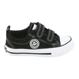 Black American Club LH35 velcro sneakers