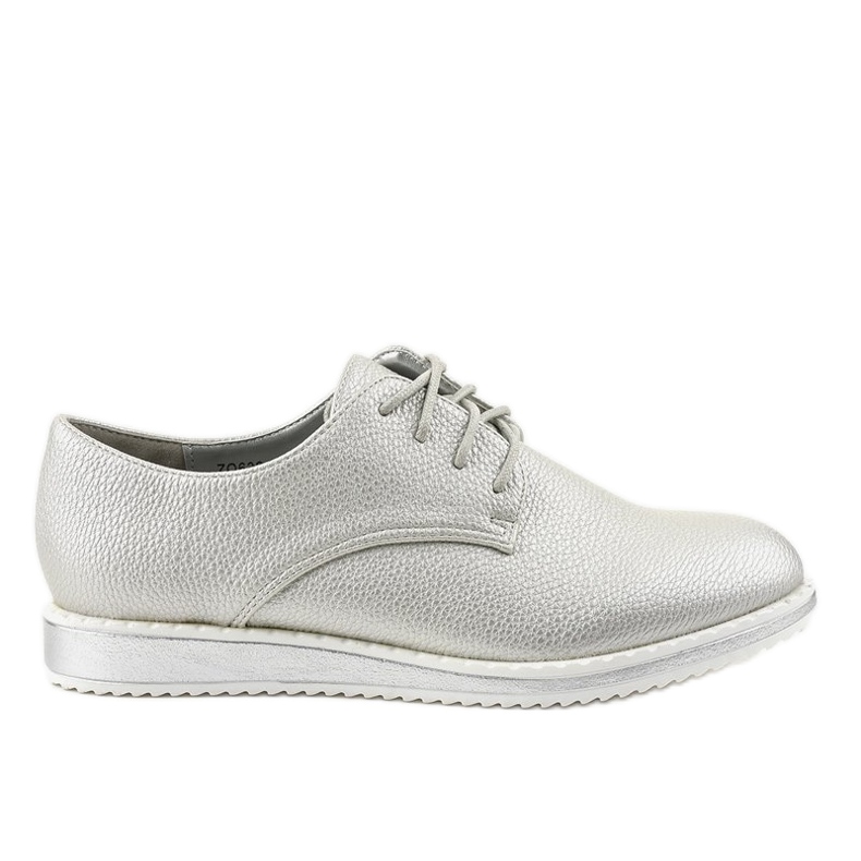 Classic silver jazz shoes ZQ632-3