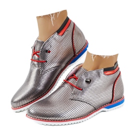 BM Classic silver jazz shoes JFL654-2