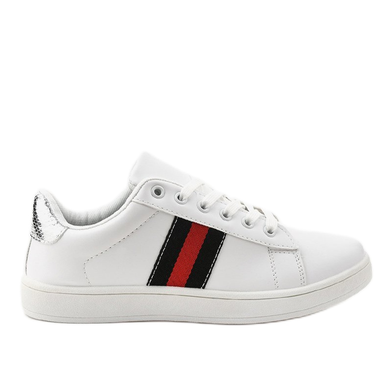 White classic sneakers D1903-319 black red