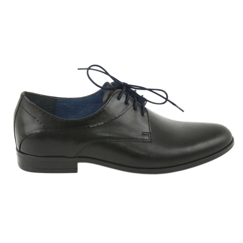 Nikopol Black leather shoes 1736